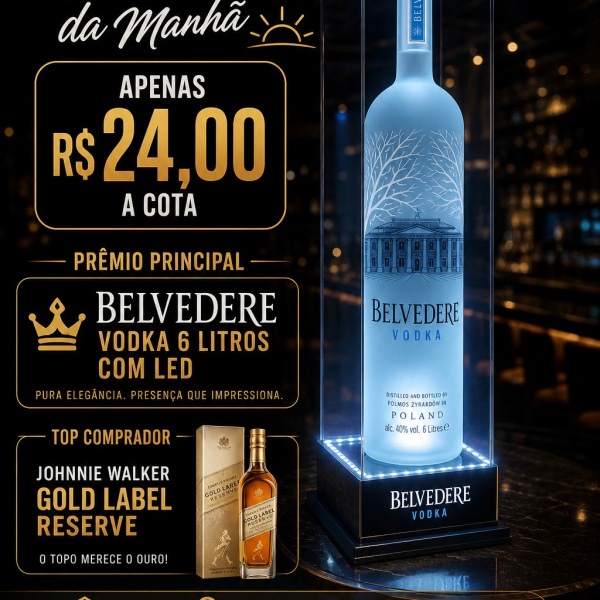 🚨 SORTEIO ESPECIAL DA MANHÃ – NÍVEL LUXO 🚨