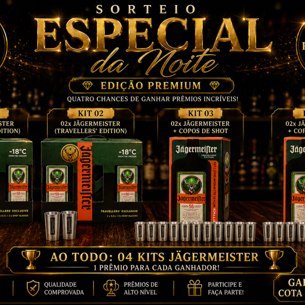 🔥 SORTEIO ESPECIAL DA NOITE 🔥