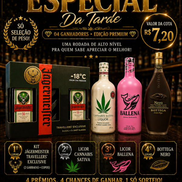 🔥 SORTEIO ESPECIAL DA TARDE 🔥