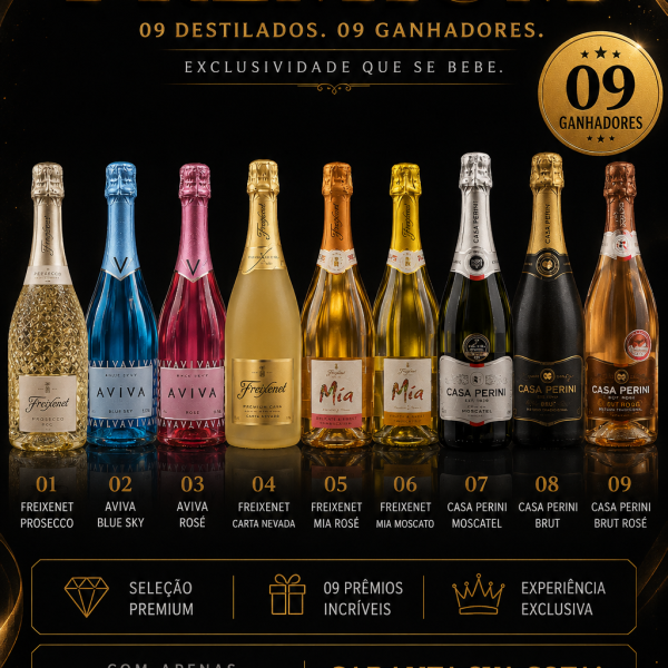 ✨🚨 SORTEIO PREMIUM DOS ESPUMANTES 🚨✨