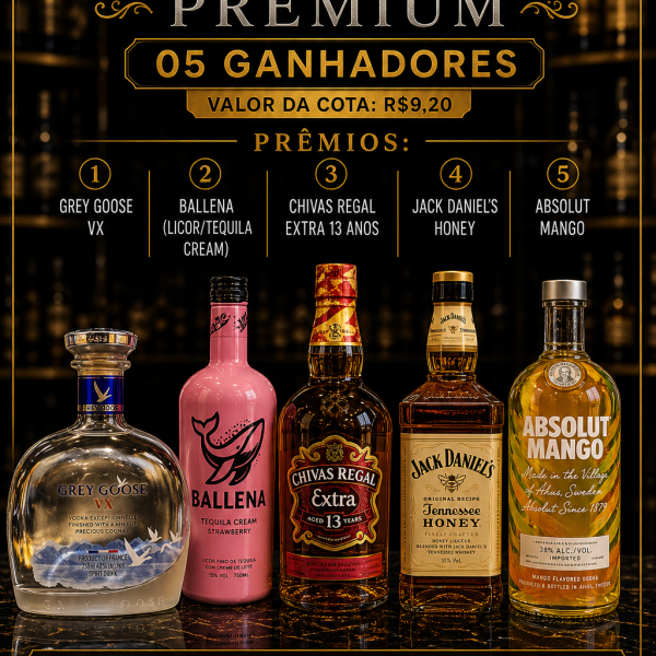 🔥 SORTEIO PREMIUM – EDIÇÃO DE ELITE 🔥