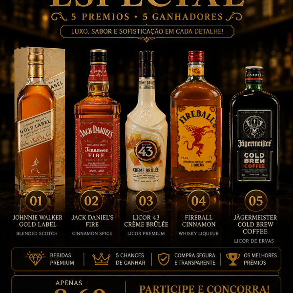 🔥🥃 RODADA ESPECIAL PREMIUM 🥃🔥