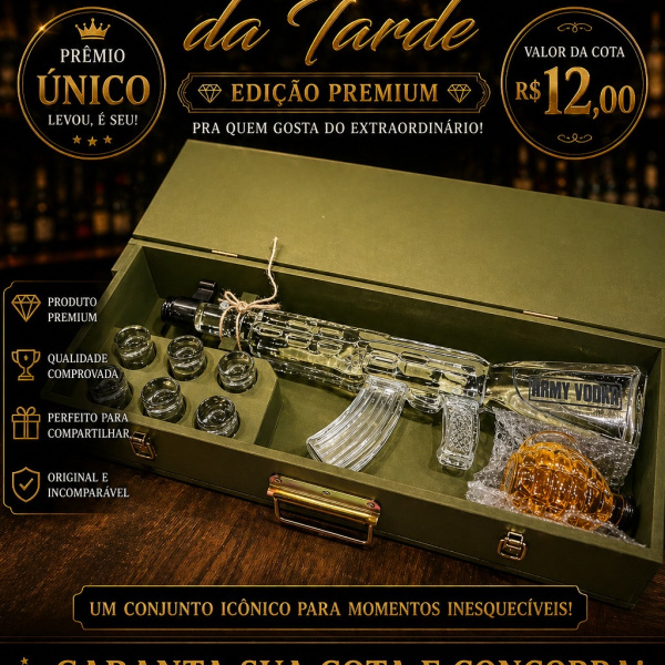 🚨 SORTEIO ESPECIAL DA TARDE 🚨