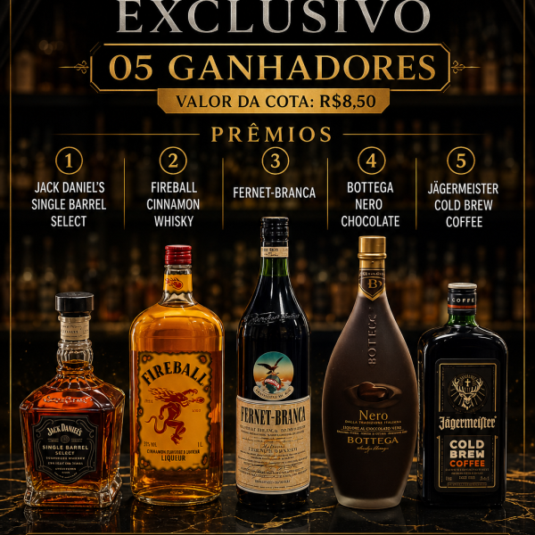 🔥 SORTEIO EXCLUSIVO – PADRÃO PREMIUM 🔥