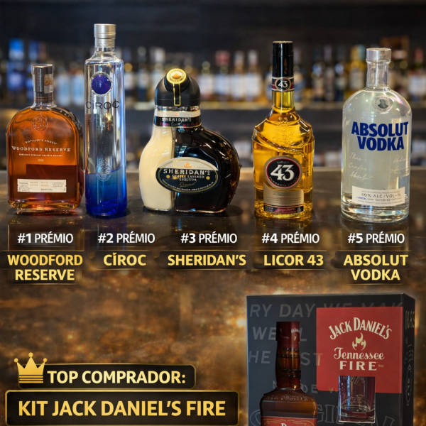 🔥🥃 SORTEIO ESPECIAL DA TARDE – 05 GANHADORES! 🥃🔥