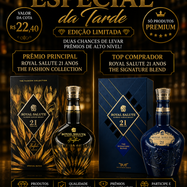 🔥 SORTEIO ESPECIAL DA TARDE – ALTO PADRÃO 🔥