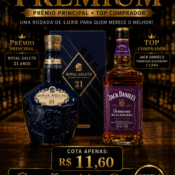 🥃👑 SORTEIO ESPECIAL PREMIUM 👑🥃