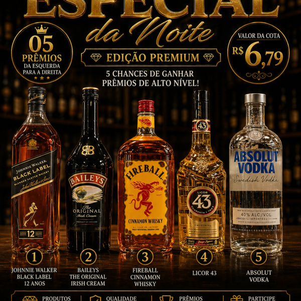 🔥 RODADA ESPECIAL DA NOITE – EDIÇÃO PREMIUM 🔥
