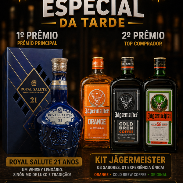 🚨🥃 SORTEIO ESPECIAL DA TARDE – NÍVEL HARD! 🥃🚨