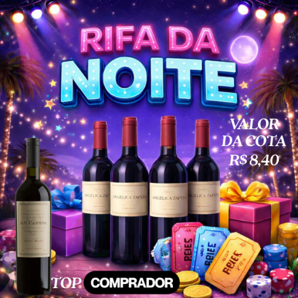 🔥 RIFA DA NOITE – 4 ANGÉLICA ZAPATA 🔥(CAIXA FECHADA)